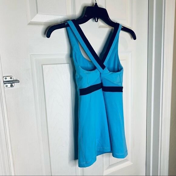 Lululemon Stuff Your Bra Tank II Blue Moon/Inkwell - Picture 5 of 7